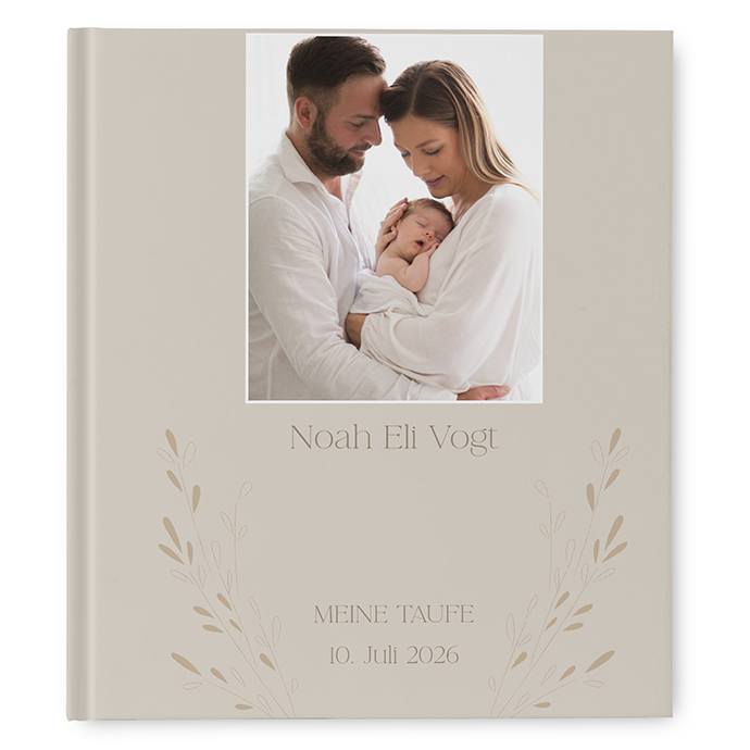 Gästebuch Taufe - Vintage "Golden Memories"