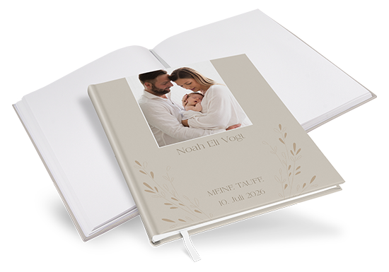 Gästebuch Taufe - Vintage "Golden Memories" - GBT-25001-V-04
