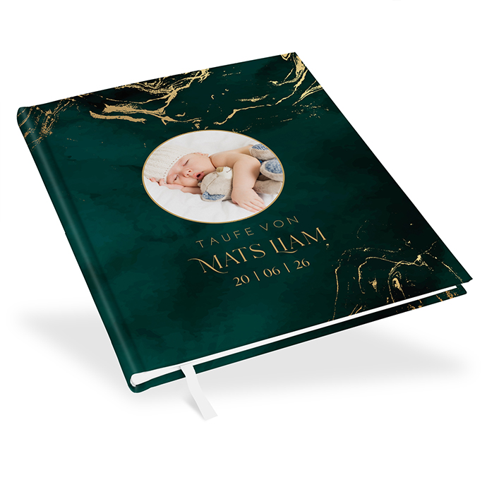 Gästebuch Taufe - Vintage "Velvet Night"